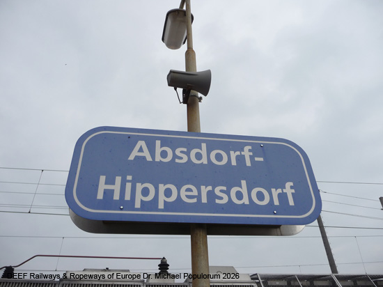 Bahnstrecke Absdorf-Hippersdorf Stockerau Eisenbahn Österreich