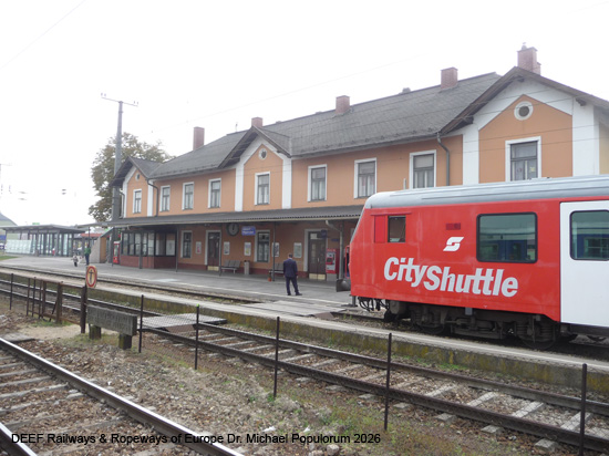 Bahnstrecke Absdorf-Hippersdorf Stockerau Eisenbahn Österreich