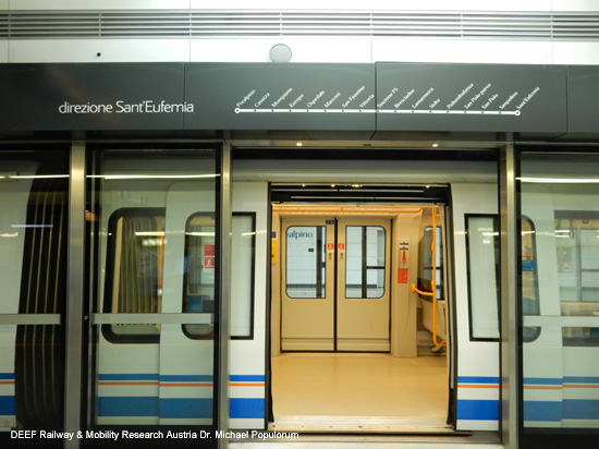Metro Brescia Metropolitana Autonome U-Bahn Italien