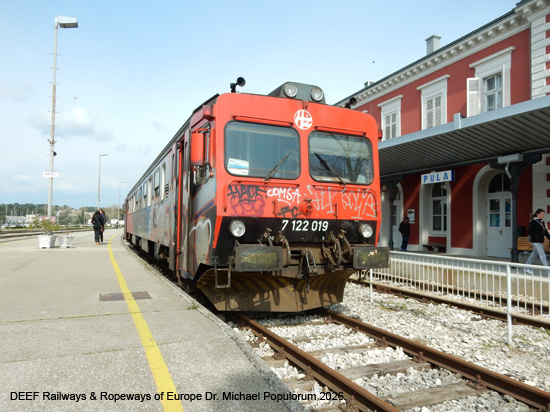 Eisenbahnstrecke Divača - Lupoglav - Pula (Pola)