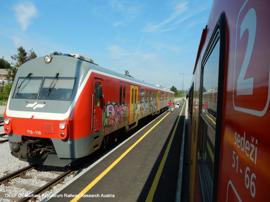Steinerbahn Laibach Kamnik Stein in Krain Eisenbahn Slowenien