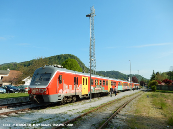 Steinerbahn Laibach Kamnik Stein in Krain Eisenbahn Slowenien