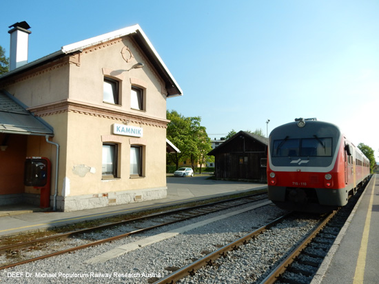 Steinerbahn Laibach Kamnik Stein in Krain Eisenbahn Slowenien
