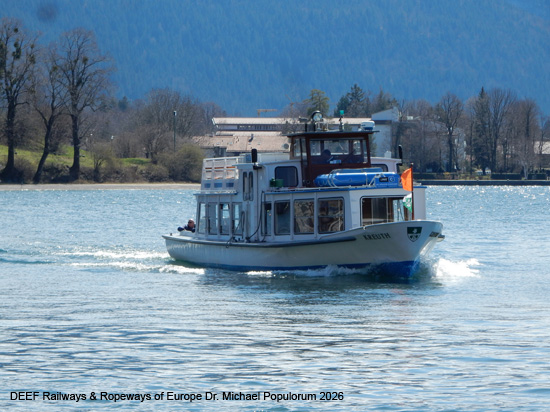 Schifffahrt Tegernsee Bayern Motorschiff