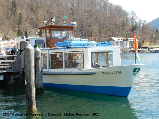 Schifffahrt Tegernsee Bayern Motorschiff