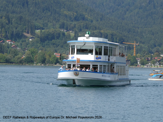 Schifffahrt Tegernsee Bayern Motorschiff