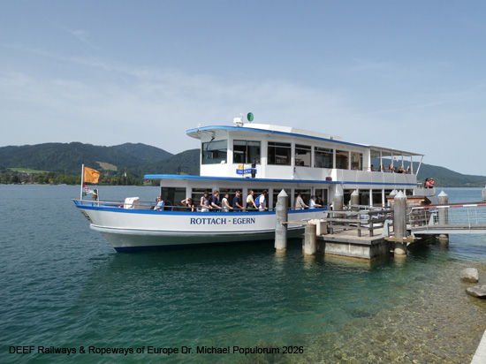 Schifffahrt Tegernsee Bayern Motorschiff