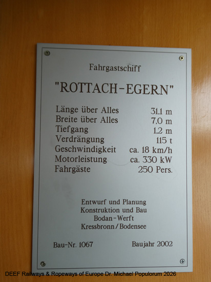 Schifffahrt Tegernsee Bayern Motorschiff
