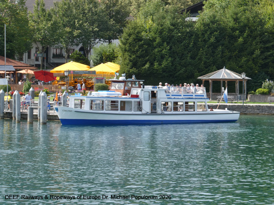 Schifffahrt Tegernsee Bayern Motorschiff