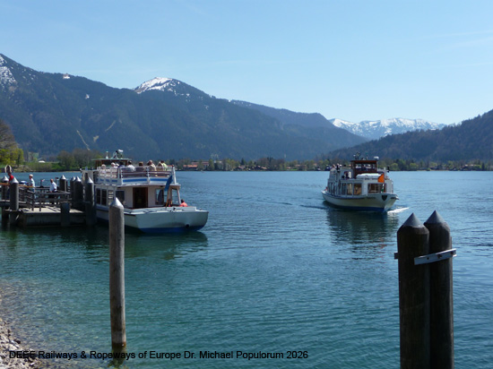 Schifffahrt Tegernsee Bayern Motorschiff