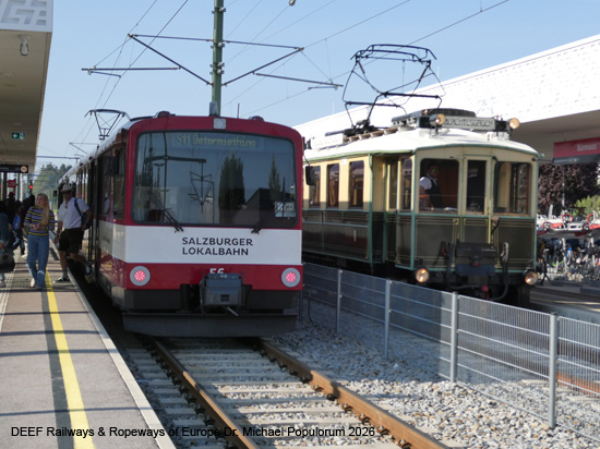 140 Jahre Salzburger Lokalbahn 2026 SLB Eisenbahn Österreich