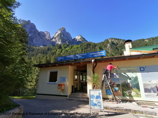 Gosaukammbahn Seilbahn Pendelbahn Österreich