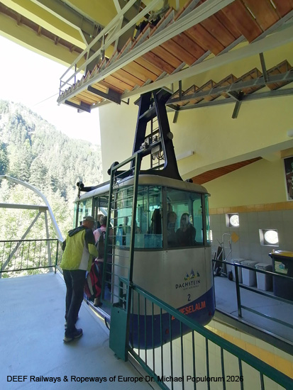 Gosaukammbahn Seilbahn Pendelbahn Österreich