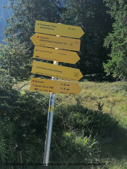 Gosaukammbahn Seilbahn Pendelbahn Österreich