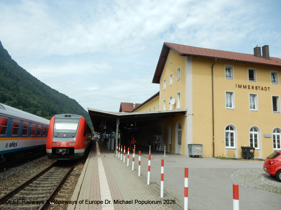 Illertalbahn Immenstadt Sonthofen Oberstdorf Eisenbahn Bayern Allgäu Deutsche Bahn