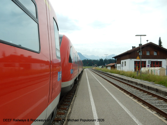 Illertalbahn Immenstadt Sonthofen Oberstdorf Eisenbahn Bayern Allgäu Deutsche Bahn