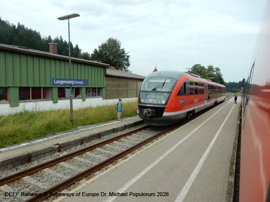 Illertalbahn Immenstadt Sonthofen Oberstdorf Eisenbahn Bayern Allgäu Deutsche Bahn