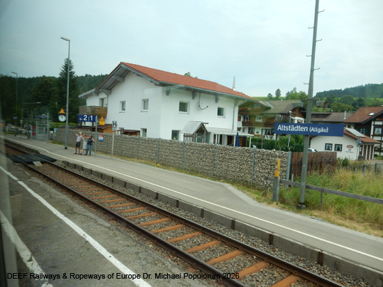 Illertalbahn Immenstadt Sonthofen Oberstdorf Eisenbahn Bayern Allgäu Deutsche Bahn