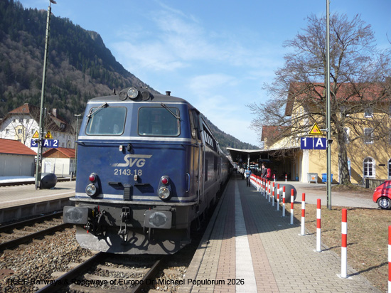 Illertalbahn Immenstadt Sonthofen Oberstdorf Eisenbahn Bayern Allgäu Deutsche Bahn