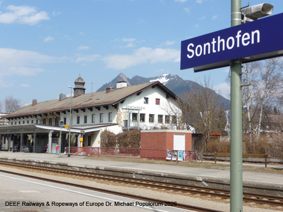 Illertalbahn Immenstadt Sonthofen Oberstdorf Eisenbahn Bayern Allgäu Deutsche Bahn