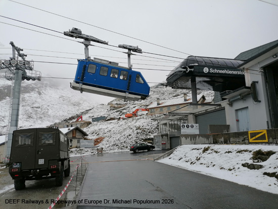 Militärseilbahn Oberalppass Miltärbahn Oberalp Kanton Uri Schweiz Armee Seilbahn