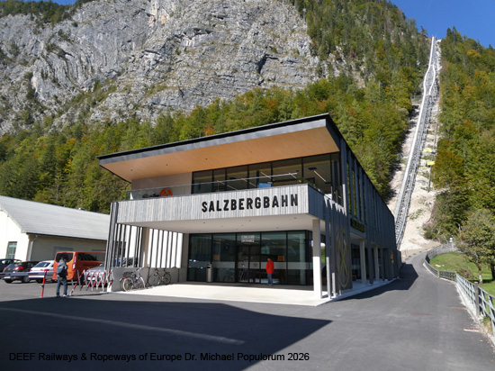 Salzbergbahn Hallstatt Standseilbahn Garaventa Österreich