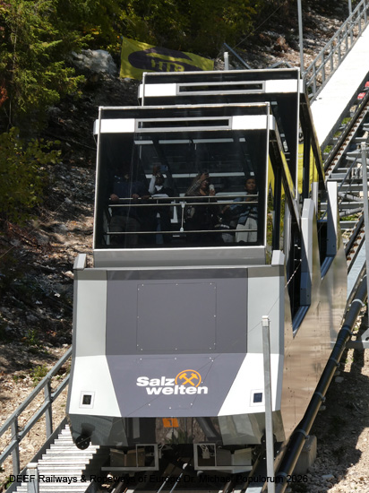 Salzbergbahn Hallstatt Standseilbahn Garaventa Österreich