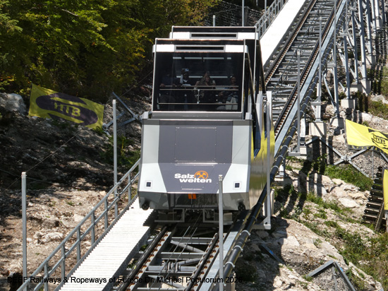Salzbergbahn Hallstatt Standseilbahn Garaventa Österreich