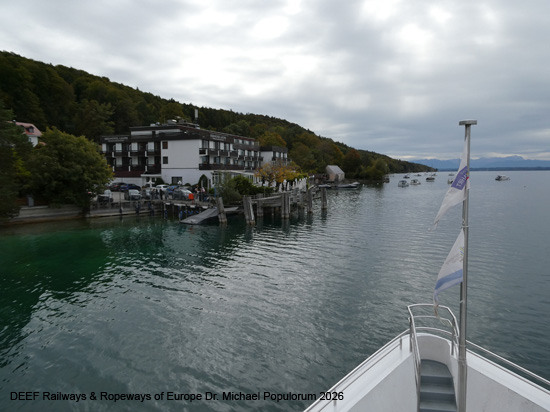 Starnberger See Schifffahrt Bayern Tutzing Possenhofen Berg Seeshaupt Bernried Roseninsel